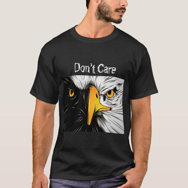 vårda inte skjorta t shirt (Framsida)