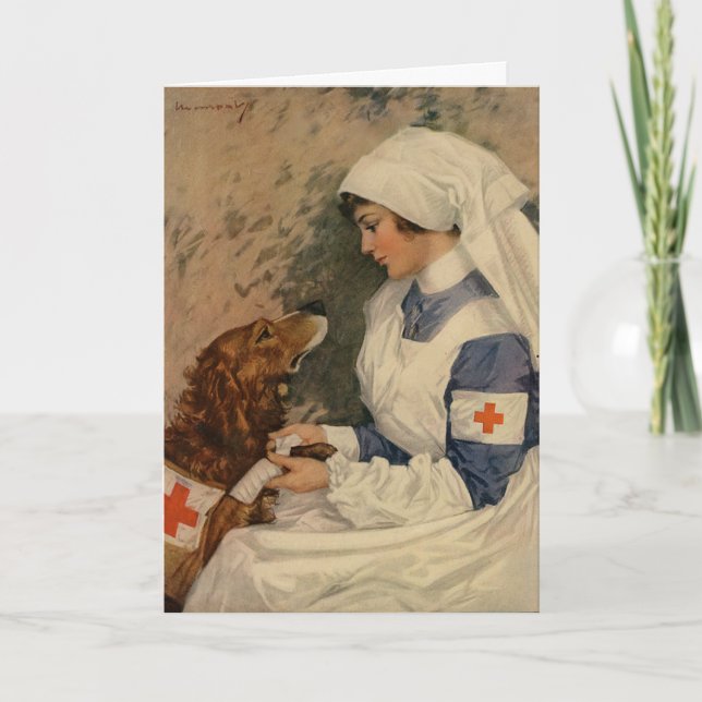 Vårda med guld- personlig för Retriever 1917 Kort (Framsida)