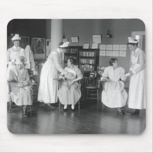 Vårda skola, tidiga 1900s musmatta
