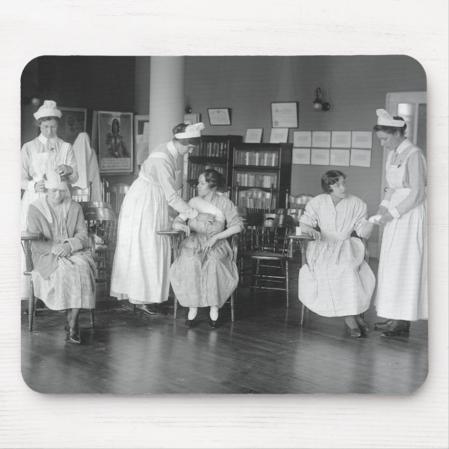 Vårda skola, tidiga 1900s musmatta (Framsidan)