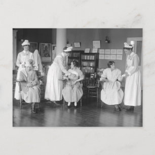 Vårda skola, tidiga 1900s vykort