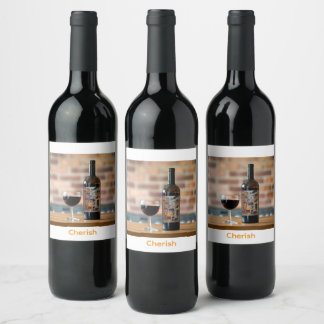 Vårda Vin Etikett