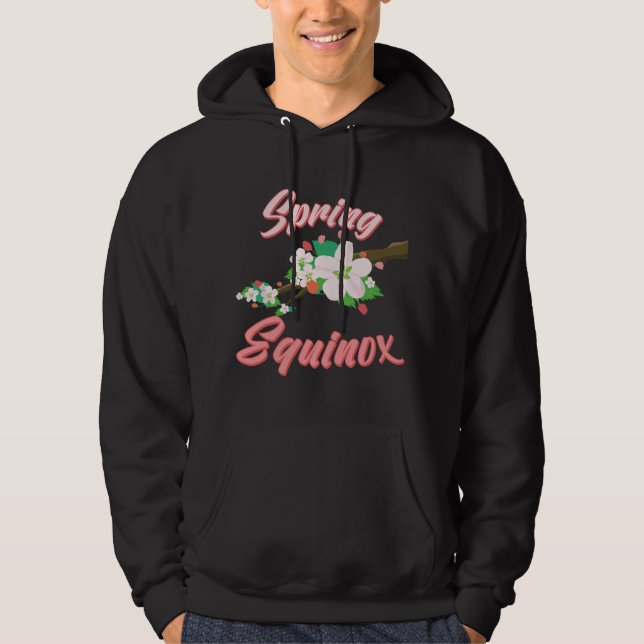 Vårdagjämning - den första vårdagen hoodie (Framsida)