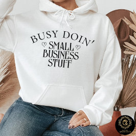 Vardaglig Casual Hoodie – Gör Affärsrelaterade Sak T Shirt