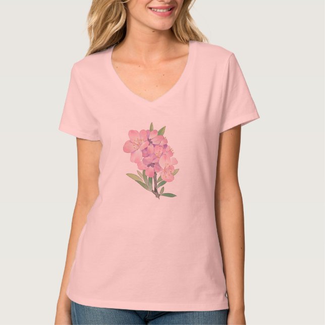 vardaglig halvärmad t-shirt (Framsida)