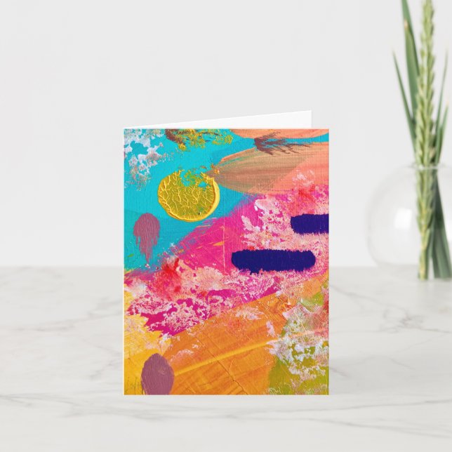 Vardagliga Glada Notkort Anteckningskort (Framsida)