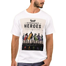 Vardags Hjälte Superhjälte T-Shirt – Mod KRAFT