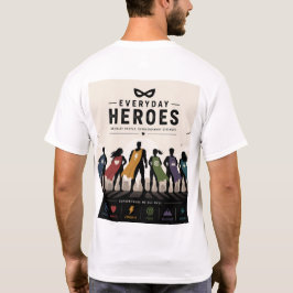 Vardags Hjälte Superhjälte T-Shirt – Mod KRAFT
