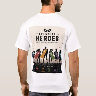 Vardags Hjälte Superhjälte T-Shirt – Mod KRAFT