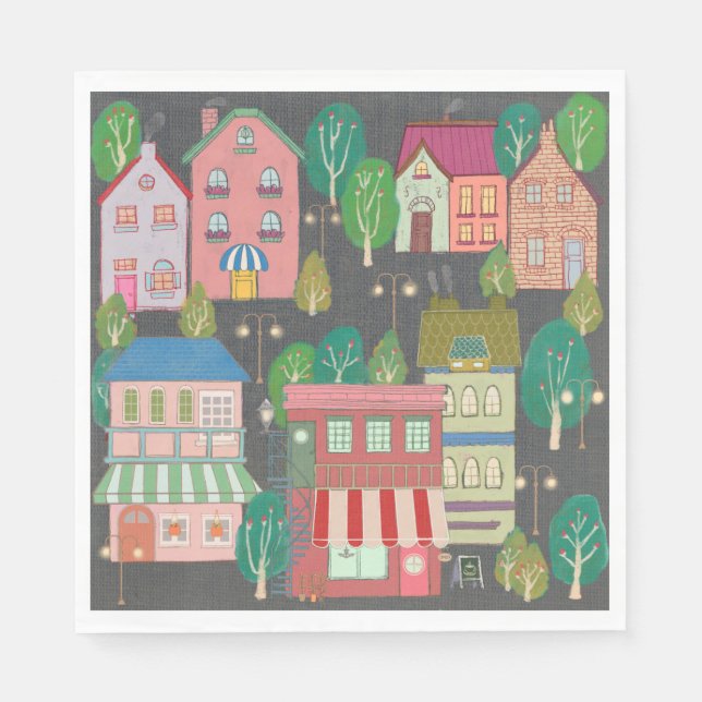 Vardags- och festservett pappersservett (Framsidan)