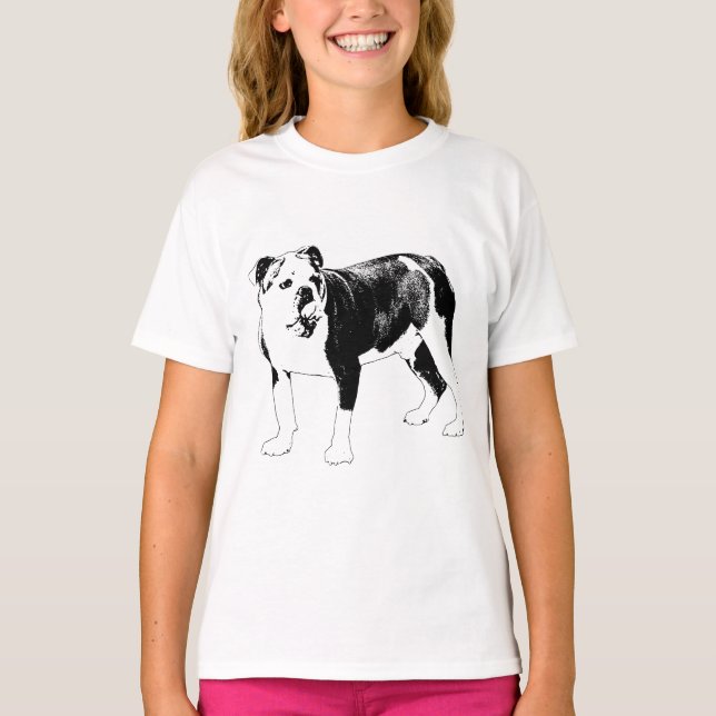 Vardagspromenad, Friendly Dog T-shirt (Framsida)