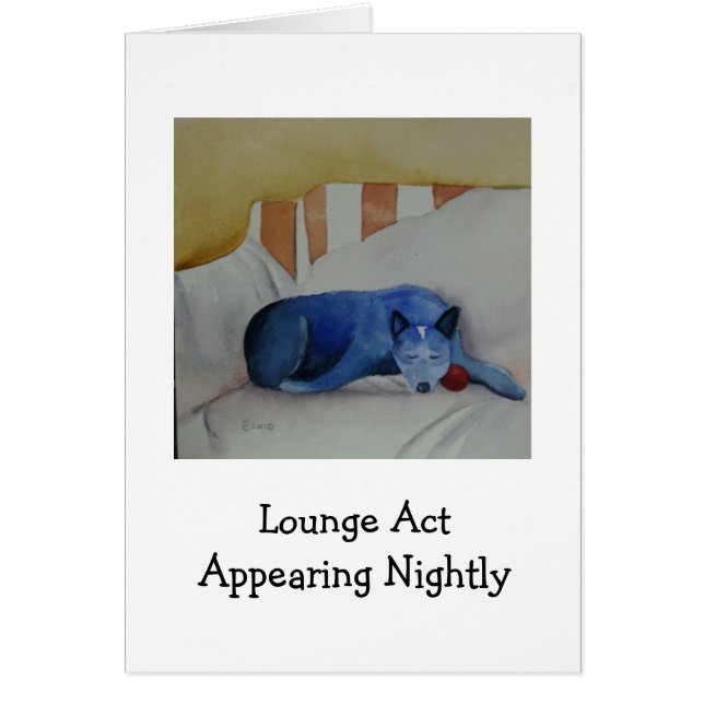 Vardagsrum Act som nightly visas OBS Kort (Framsidan)