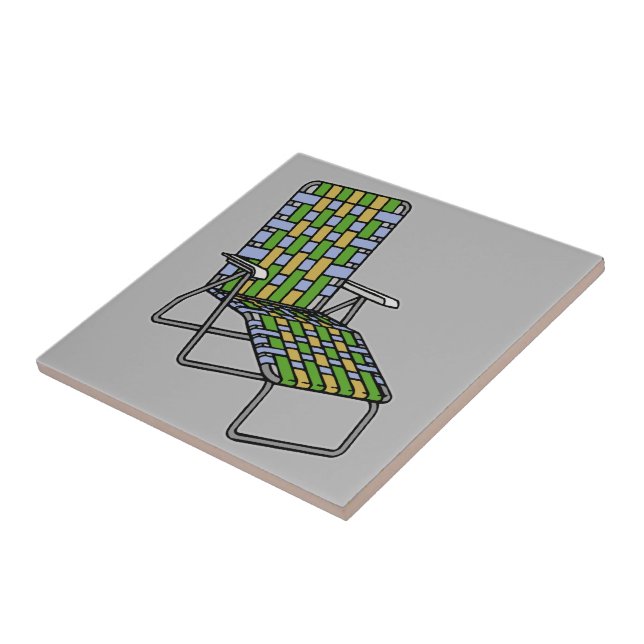 Vardagsrum för gräsmattastolChaise Kakelplatta (Sidan)