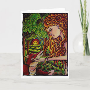 vårdare av rävkortet kort