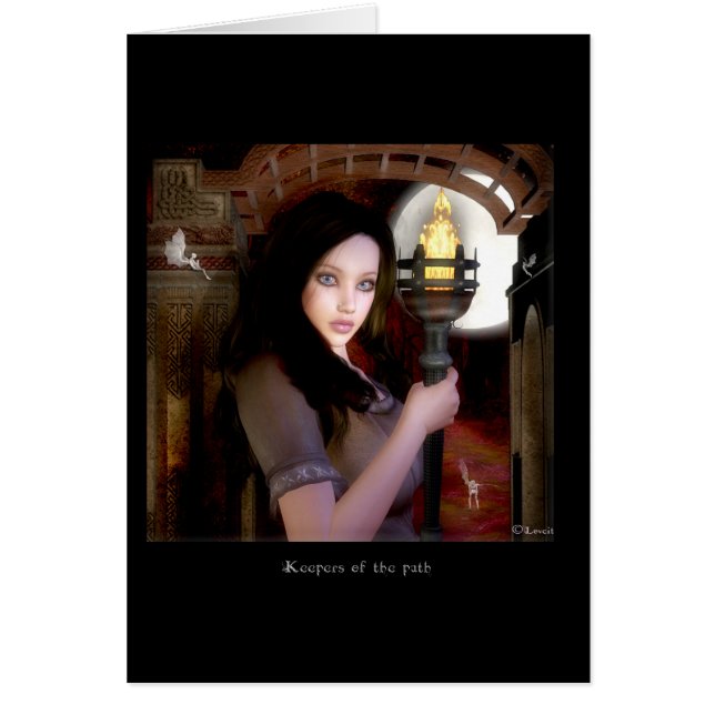 vårdare av vägen OBS kort (Framsidan)