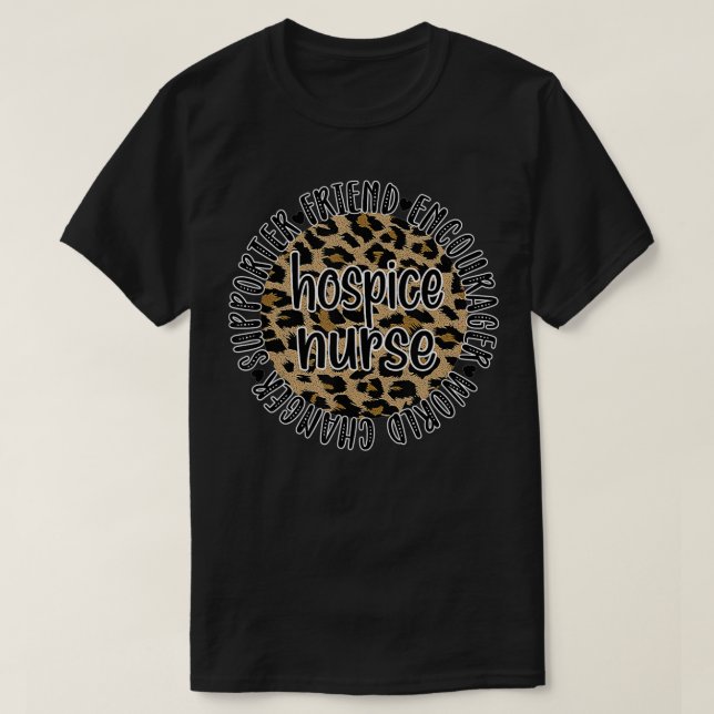 Vårdare inom hospice Palliativsjuksköterska T Shirt (Design framsida)