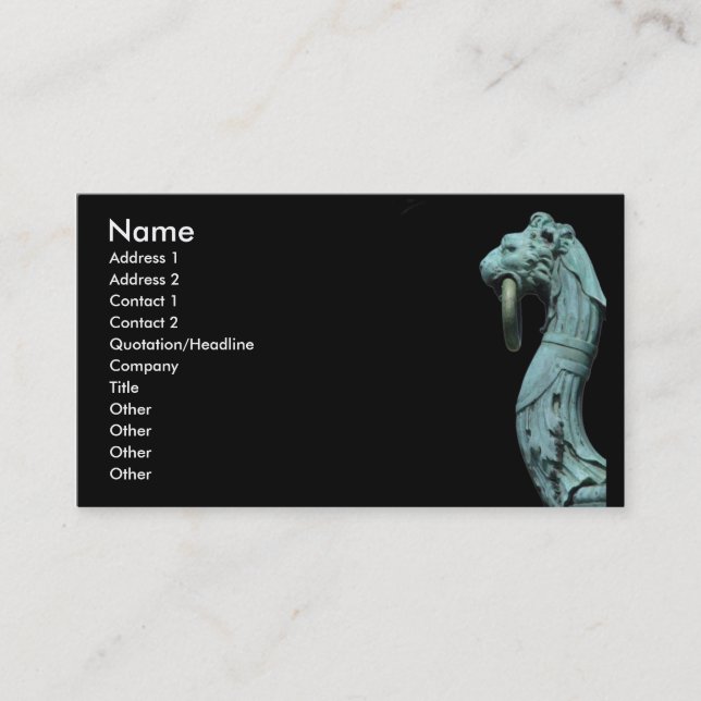 Vårdaren Visitkort (Framsida)