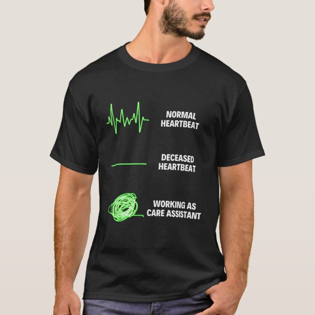 Vårdassistentarbetare T Shirt (Framsida)