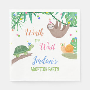 Värde att vänta-adoptionen i Party Pappersservett