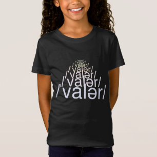 Värde Fonetiska Flickor T-Shirt