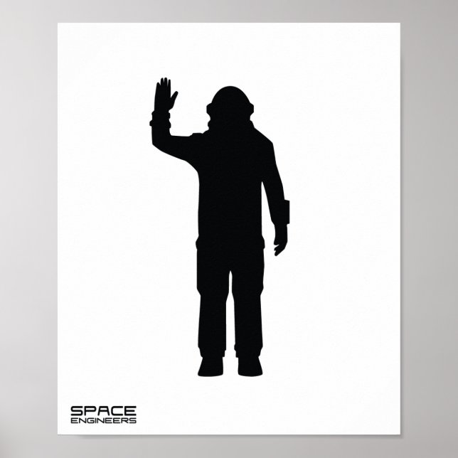 Värde för Space Ingenjör Poster Pappert (projektio (Framsidan)
