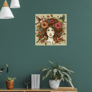 Värde Poster konsthandlingarna Sång i fallande