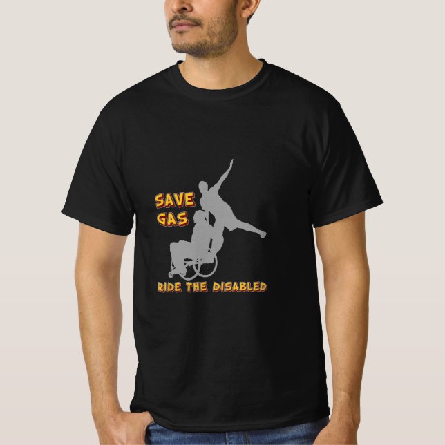Värde T-Shirt - Spara gas (Framsida)