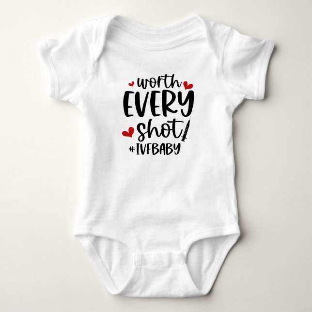 Värde varje varm Cute IVF Baby T Shirt (Framsida)