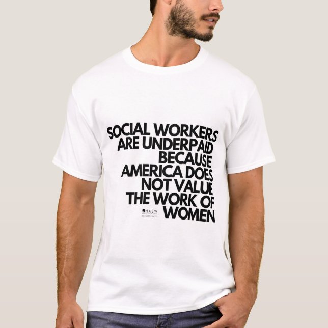 Värdearbete för Social T Shirt (Framsida)