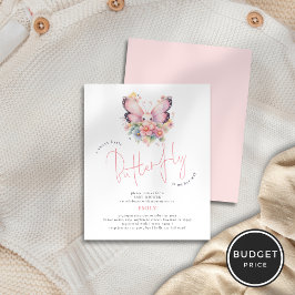 Värdefjäril på Blommigt, babyskor Flygblad