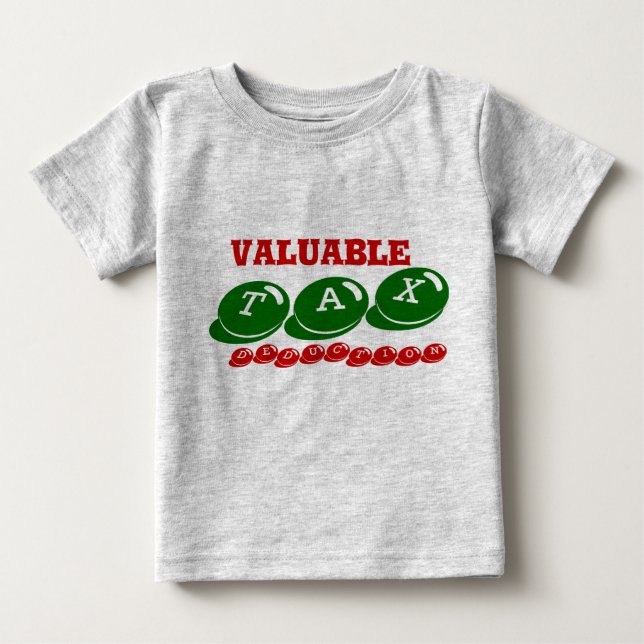 Värdefull skattelättnad i Baby T-shirt (Framsida)