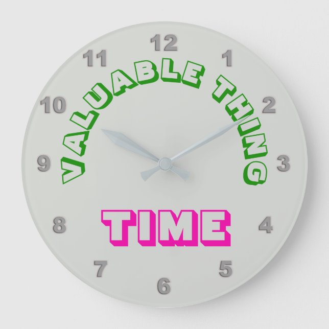 Värdefull "Time"-spärr för Sak Stor Klocka (Framsida)