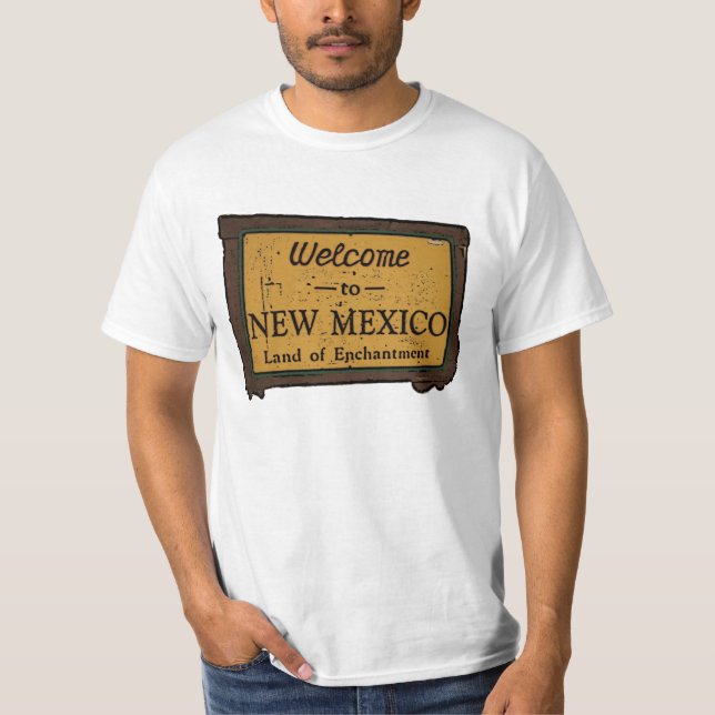 Värdegaranti för välkomstskyltar i new mexico tröja (Framsida)