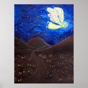 Vården av Soul Guardian Angel Poster konstnärliga 