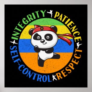 Värden för martialkonst - Boys Karate Mindset Poster