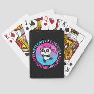 Värden för martialkonst - Girly Karate Mindset Casinokort