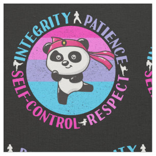 Värden för martialkonst - Girly Karate Mindset Tyg
