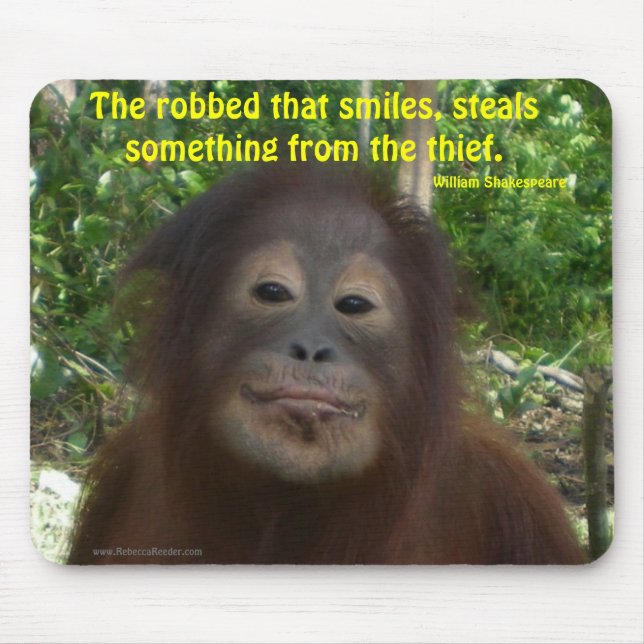 Värdera av ett leende musmatta (Framsidan)