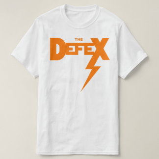 värdera den orange logotypen tee