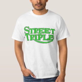 Värdera den trefaldiga T-tröja för gatan Tee Shirt