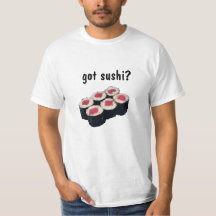 Värdera T-tröja"harSushi? ",