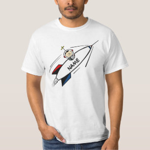 Värdera tShirten, flyga mantecknaden, känd mall Tee