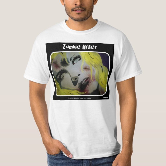 "Värderar Zombiemördare" skjortan Tee (Framsida)