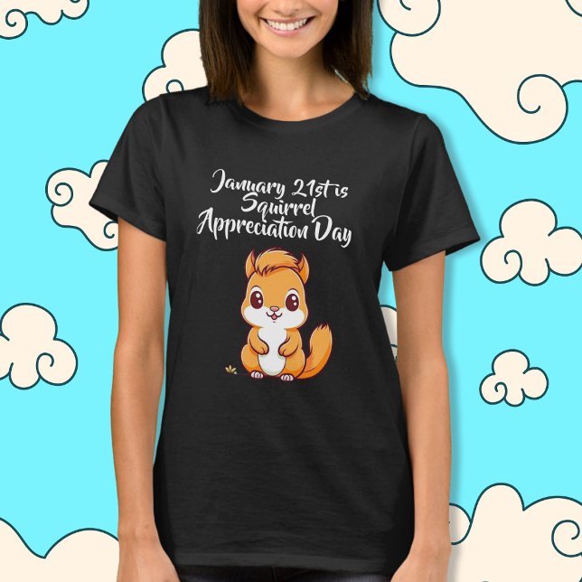 Värdering av ekorrar Dag 21 januari T Shirt (Skapare uppladdad)
