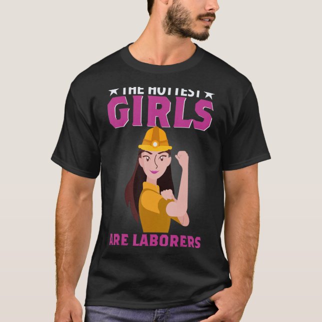 Värdflickorna är laboratorier t shirt (Framsida)