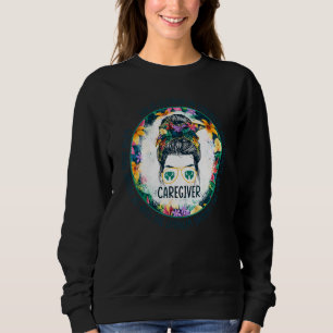 Vårdgivare Rufsigt Upphissat Hår Vårdgivande Hjälp T Shirt