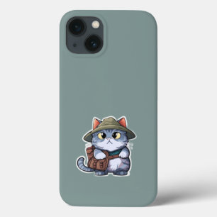 Värdig katt i min iphone case Telefontäckning