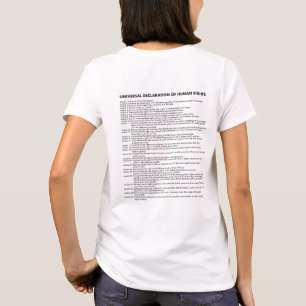 Värdighet/universell förklaring av mänsklig t shirt