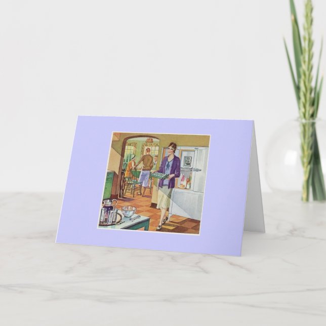 värdinna 1930 kort (Framsida)