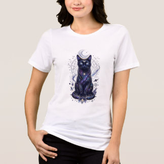 Vårdkatts Celestiala Mystiska Häxiga Halloween T Shirt